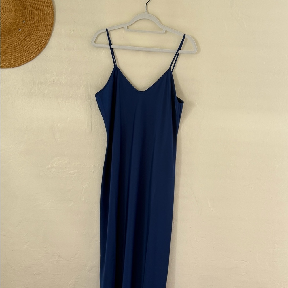 Navy Blue Slip Dress